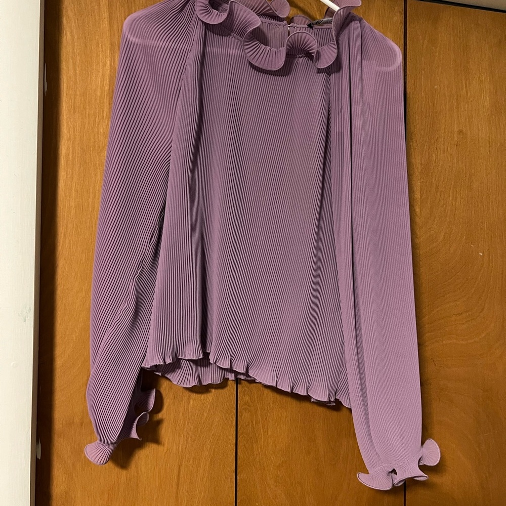 Zara ruffle top